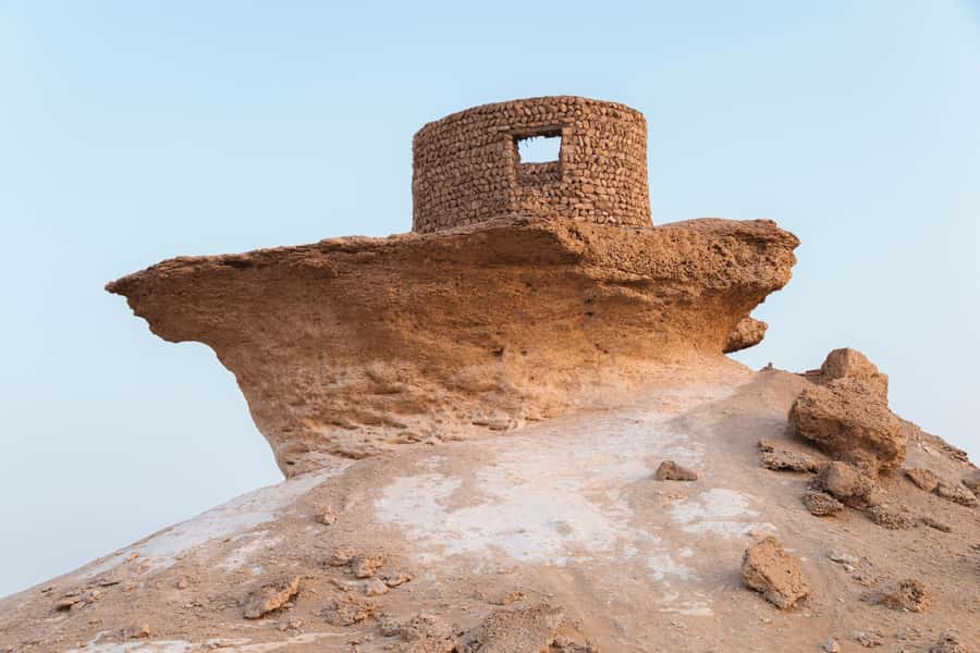 Doha: North and West of Qatar Private Combo Tour - Richard Serra’s steel sculpture in the desert