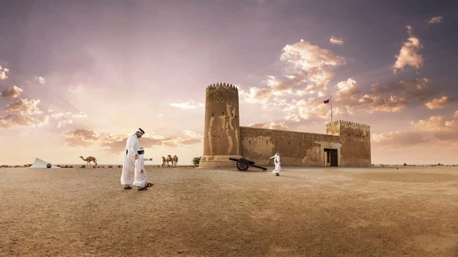 Doha: Olafur Eliasson Exhibit, Zubara Fort & Al Jumail - Who will get the most from this tour
