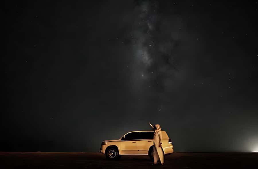 Doha: Overnight Desert Safari with 4x4 Ride and Camp Stay - Sandboarding adds a simple bit of fun