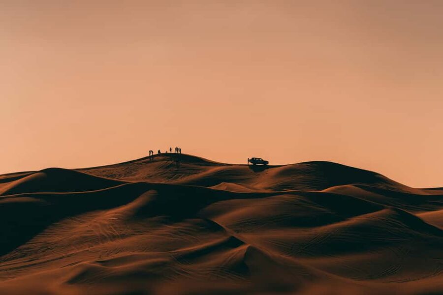 Doha: Overnight Desert Safari with Dinner and Breakfast - The Inland Sea adds a memorable stop