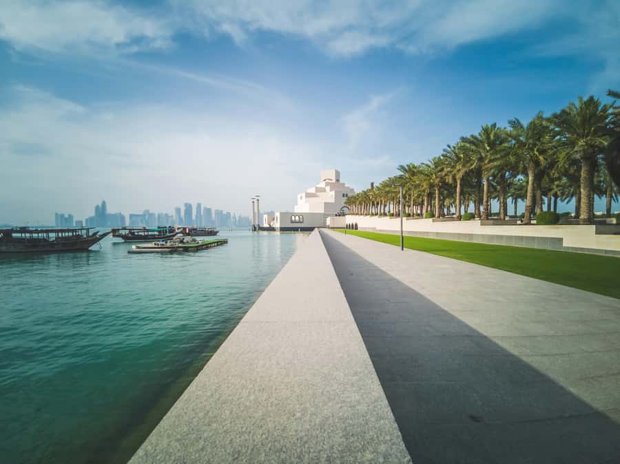 Doha: Private Combo City Tour with Desert Safari - The Inland Sea, Qatar’s memorable final scene