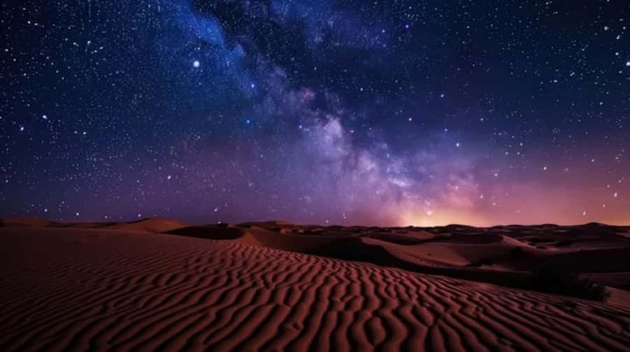 Doha: Private Desert Safari at Night with Stargazing - Stargazing with tea instead of a large camp show