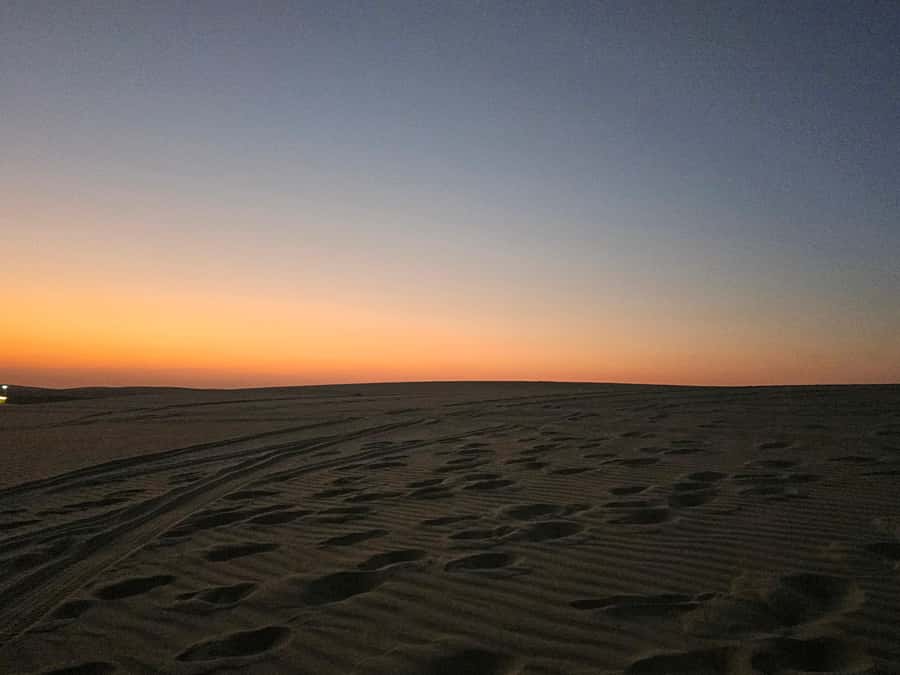 Doha Private Desert Safari, inland sea, sand boarding - What $71 means in practical terms