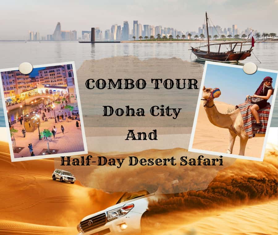 Doha : Private Full-day Combo City Tour & Desert Safari - One long day from Doha’s towers to the Inland Sea