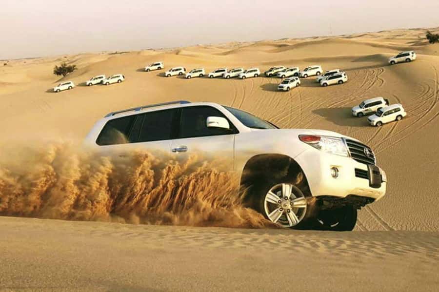 Doha : Private Full-day Combo City Tour & Desert Safari - The 360-degree dune and Inland Sea are the payoff