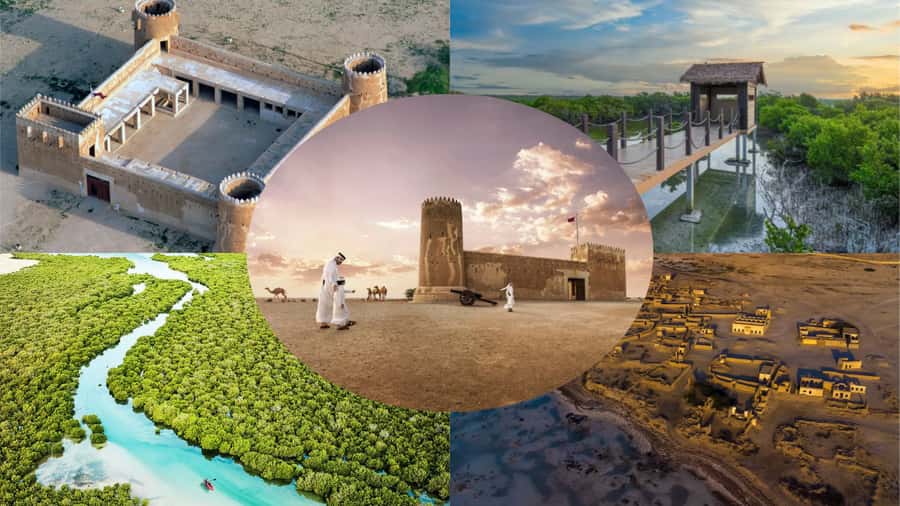 Doha: Private North Qatar Tour, Mangroves, & Zubara Fort - Zakhera Beach and Al-Thakira’s mangroves