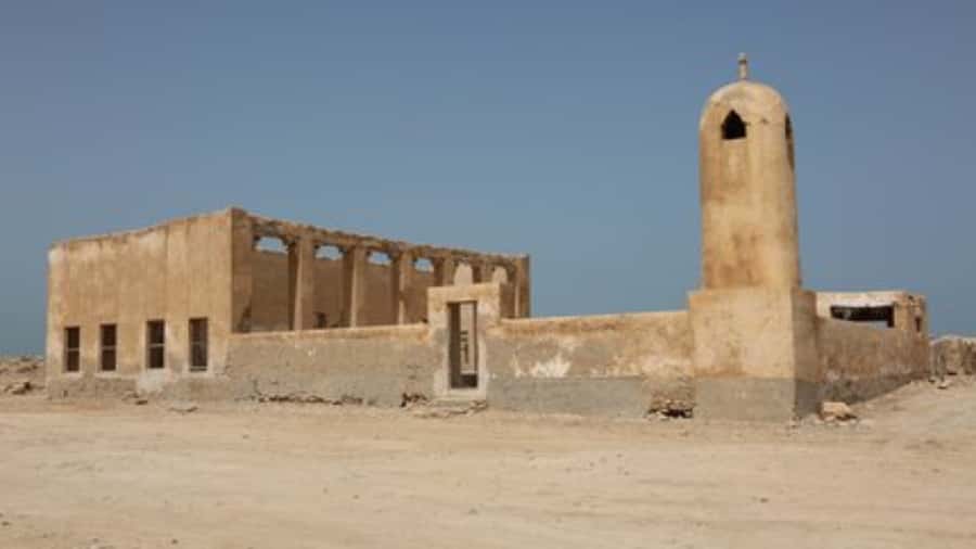 Doha: Private North Qatar Tour, Mangroves, & Zubara Fort - Purple Island: a short walk with a long story