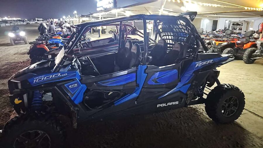 Doha Qatar Buggy ride, camel ride, dune bashing, sandboard. - Sealine Beach: buggy power on the dunes