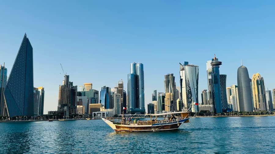 Doha, Qatar: City Sightseen Tour & Dhow Ride (Group/Private) - Corniche views and the first look at West Bay