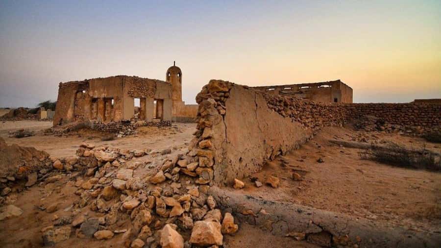 Doha-Qatar North Tour, Zubara Fort, Mangroves, purple island - Why northern Qatar is worth your time