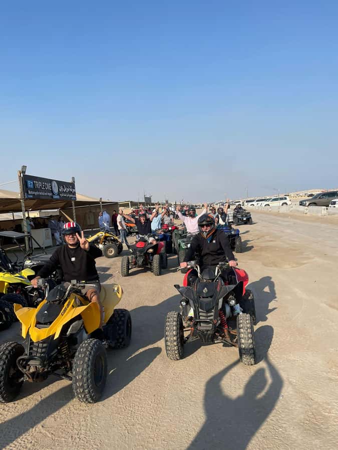 Doha: Quad Bike, Desert Safari, Buggy ride & inland sea tour - The 4x4 ride across the dunes