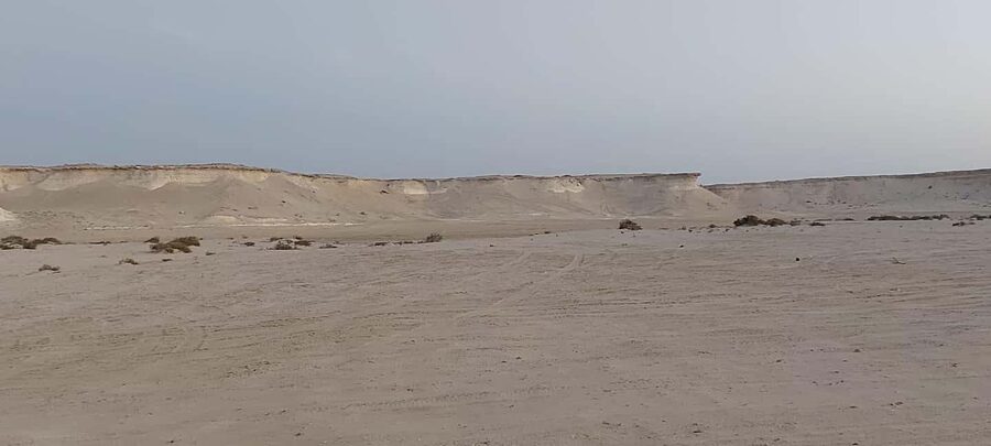 Doha; Richard Serra Installation, Mushroom rock and Zekreet - Zekreet Fort and the Eye Wall