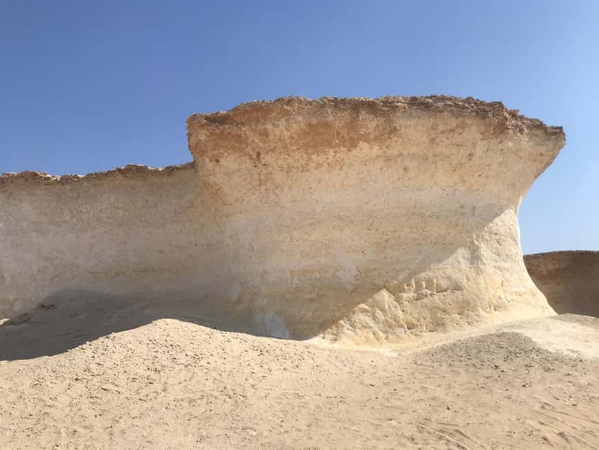 Doha; Richard Serra Installation, Mushroom rock and Zekreet - The one-hour ride into Qatar’s west