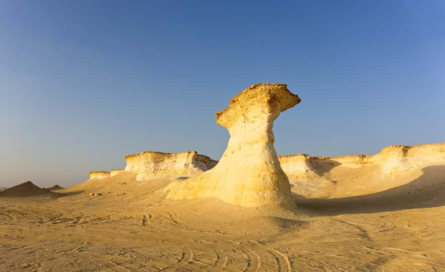 Doha: Richard Serra Sculpture,Mushroom Hill,Camel Race Track - What $60 includes, and what it does not
