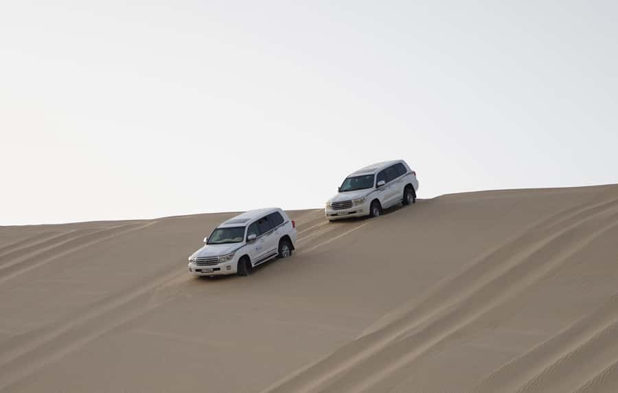 Doha: Safari, ATV, Camels, Sandboarding and Inland Sea Tour - Khor Al Adaid, where sand meets water