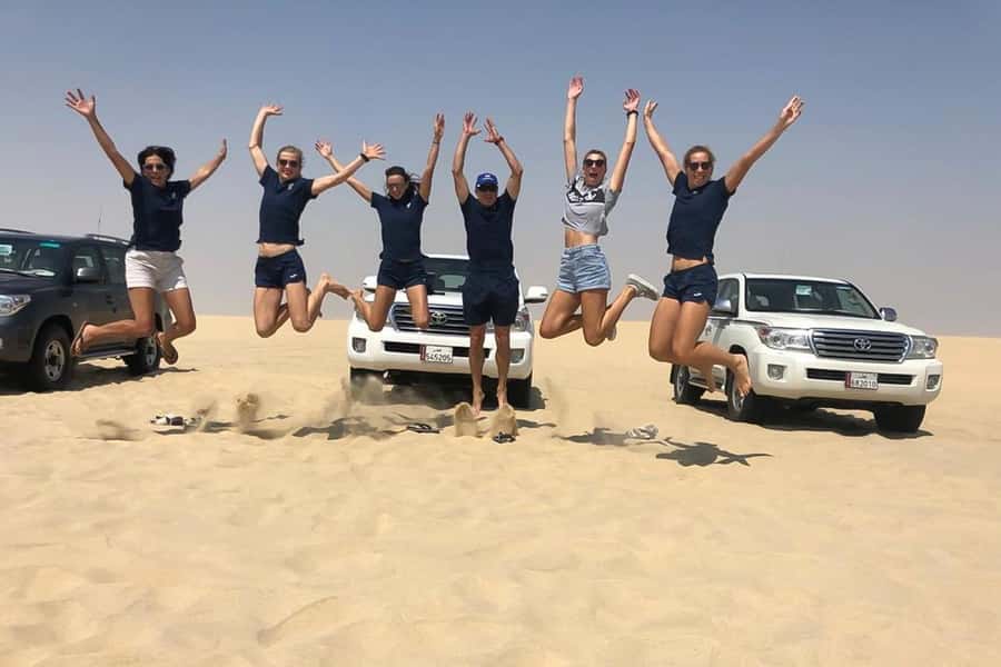Doha Safari: ATV Ride, Dune Bashing, & Sandboarding Fun - The ATV stop: fun, but check what your booking includes
