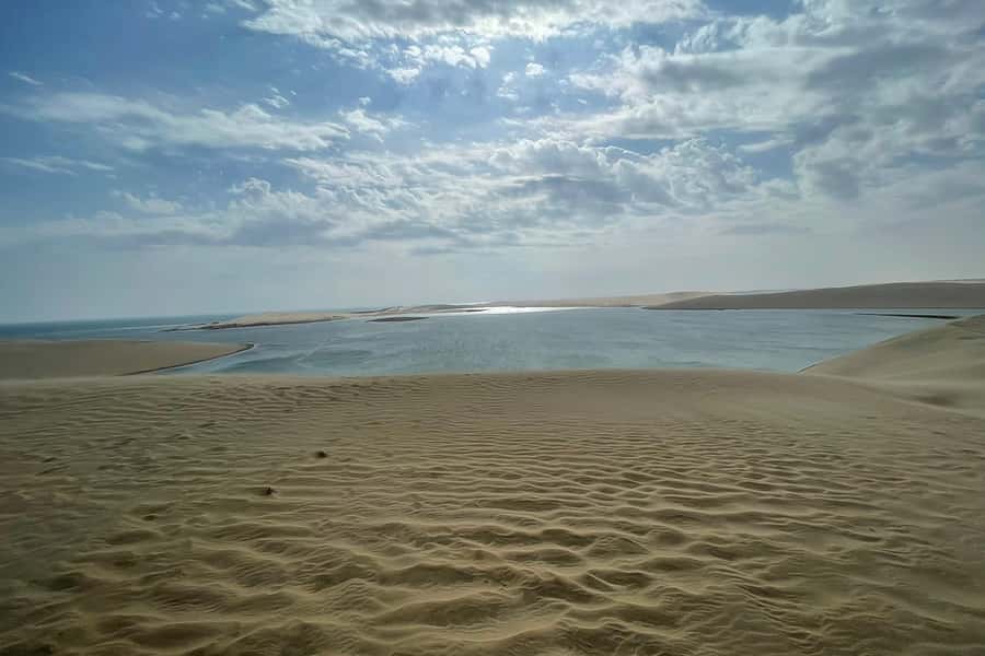 Doha Safari: ATV Ride, Dune Bashing, & Sandboarding Fun - Sandboarding adds a simple final challenge
