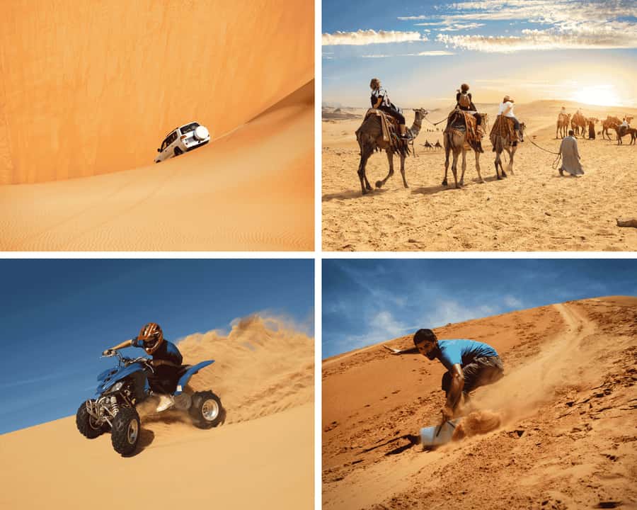 Doha: Safari, Camel Ride, Sandboarding and Inland Sea Tour - Leaving Doha for the Qatari desert