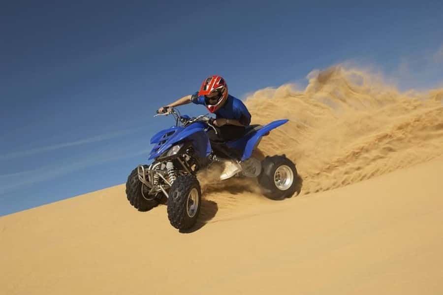 Doha Safari Quadbike, CamelRide, Sandboarding & Inland Sea - Quad biking on a dedicated 250cc track