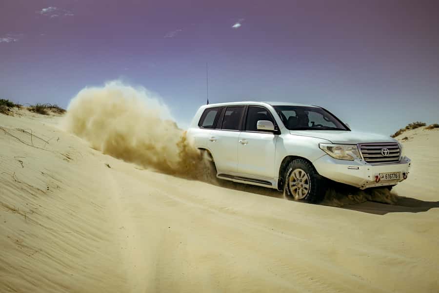 Doha: Sharing Desert Safari with Inland Sea visit - The 4x4 ride across southern Qatar