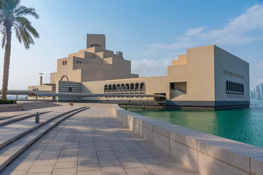 Doha: Souq Waqif, Dhow Harbour, and Street Food Walking Tour - Entering Souq Waqif’s spice and clothing markets