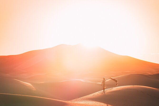 Doha Sunrise Desert Safari Tour| Dune Bashing| Inland Sea visit| Camel Riding - Sunrise over Qatar’s sand