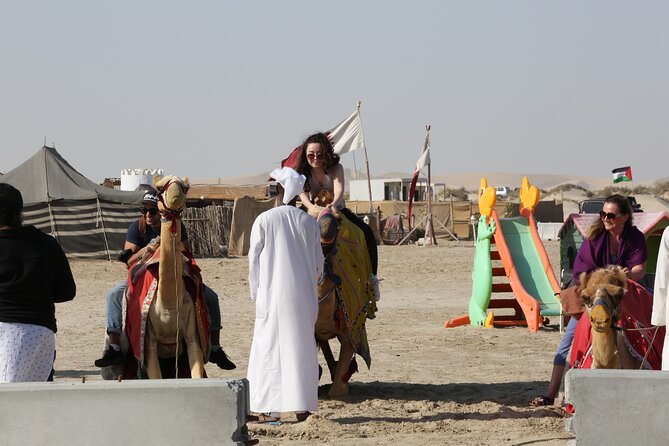 Doha; Sunrise Desert Tour and camel safari 4hrs - What the dune drive feels like
