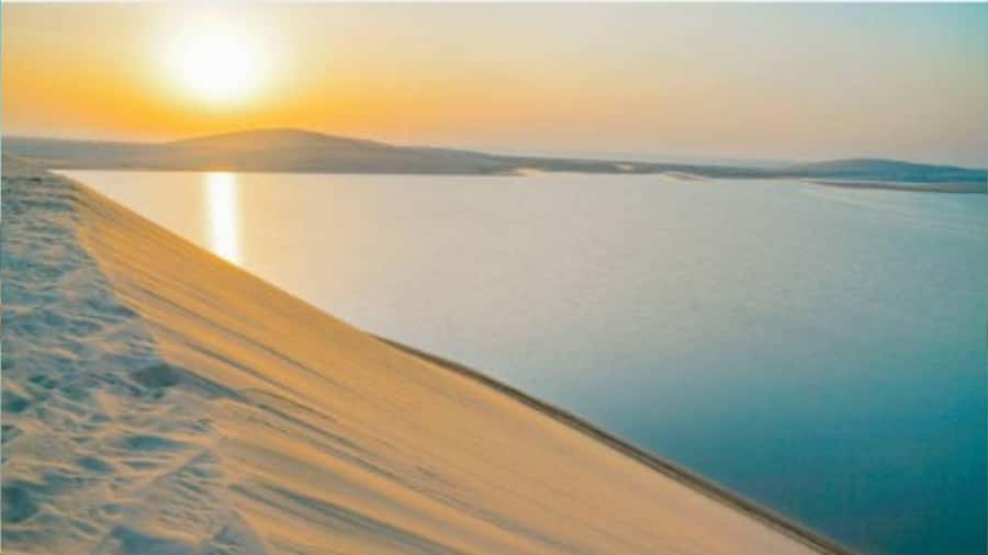 Doha :Sunrise/ Sunset Desert Safari CamelRide & Sandboarding - What dune bashing actually feels like