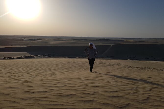 Doha: Sunrise /Sunset Desert Safari with Sand Boarding,Camel ride - Sunrise or sunset: choosing the right departure