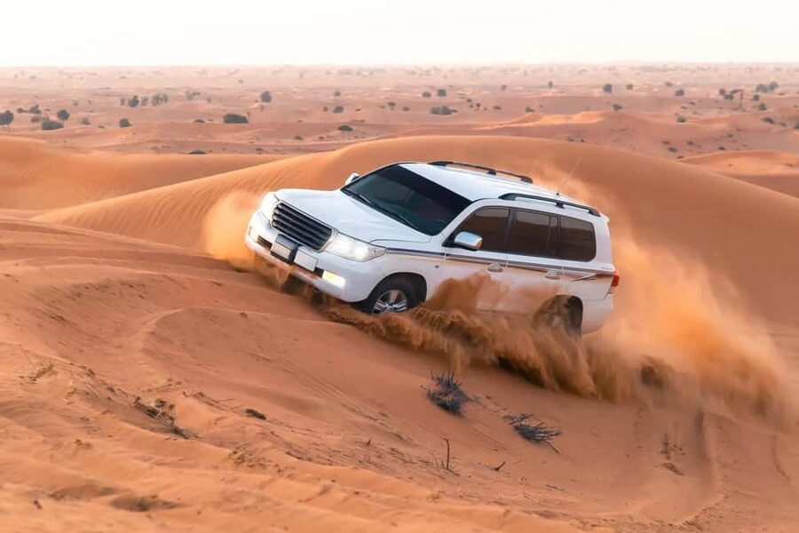 Doha Sunset or Sunrise Desert Safari, Camel Ride, Inland Sea - From Doha streets to Qatar’s open desert