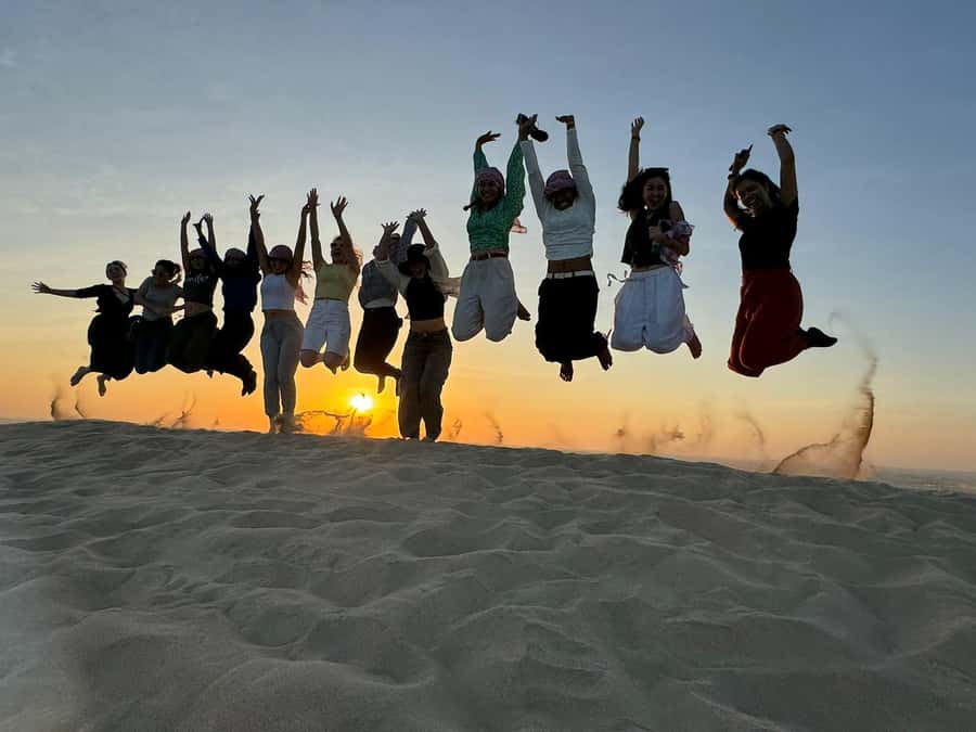 Doha: Sunset Safari, Dune Bashing, Sandboarding & Camel Ride - Why the sunset timing works so well