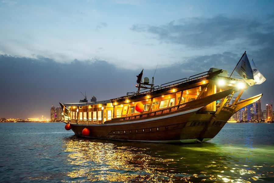 Doha: Traditional Dhow boat ride at Corniche.. - What makes the evening views memorable