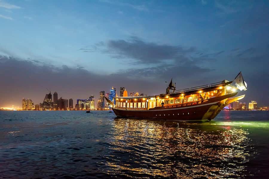 Doha: Traditional Dhow boat ride at Corniche.. - The Doha pickup and 20-minute drive