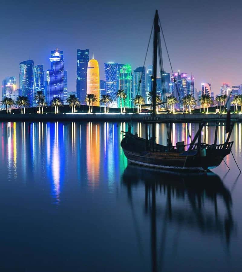 Doha: Traditional Dhow Cruise with Dinner Option - The sunset cruise along the Corniche