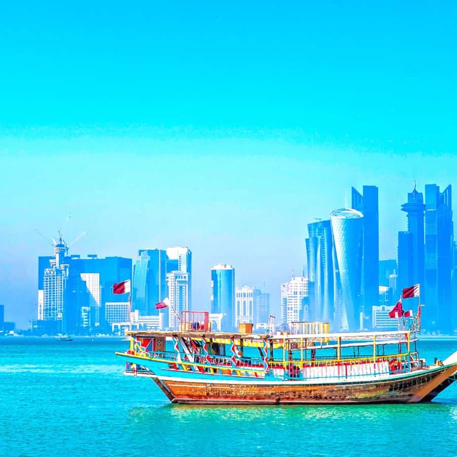 Doha: Traditional Dhow Cruise with Harbour and Skyline View - Guides Noor and Abdullah add a personal touch