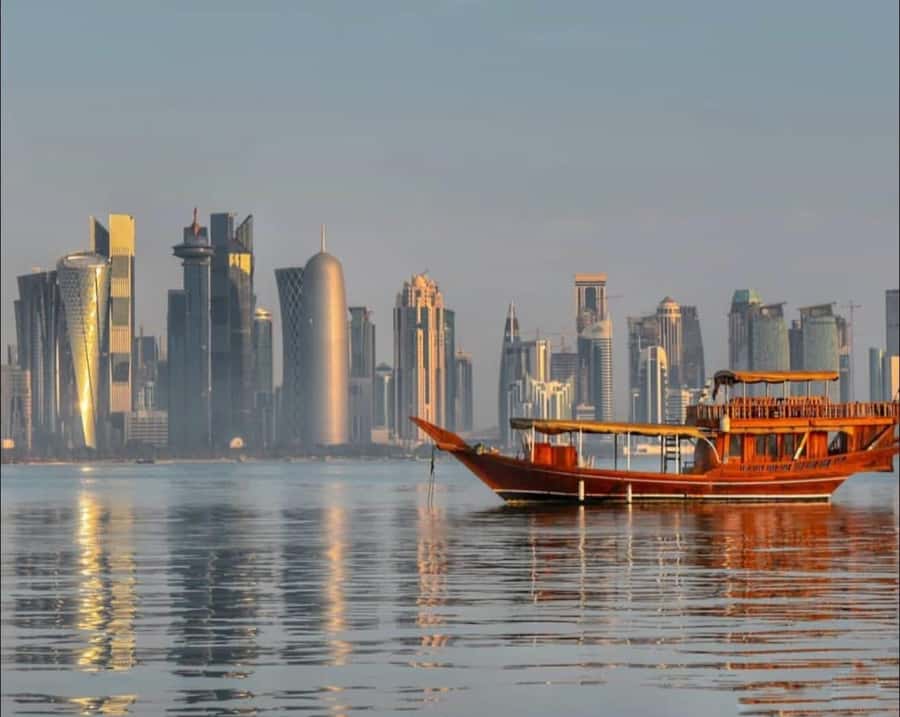 Doha: Traditional Wooden Dhow Cruise with Dinner /Arabic Tea - Key points at a glance