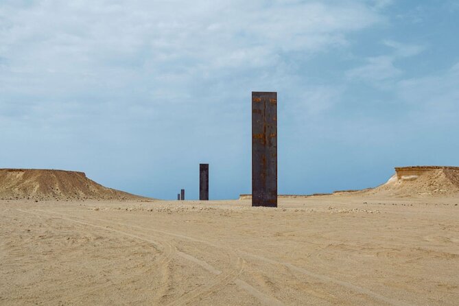 Doha : West Coast Tour on Zekreet Peninsula - Richard Serra’s East-West/West-East in the desert