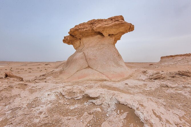 Doha : West Coast Tour on Zekreet Peninsula - Zekreet’s Mushroom Rock and rough limestone