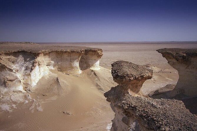 Doha: West Coast Tour Serra and Mushroom Rocks - Zekreet Fort Ruins and two phases of construction