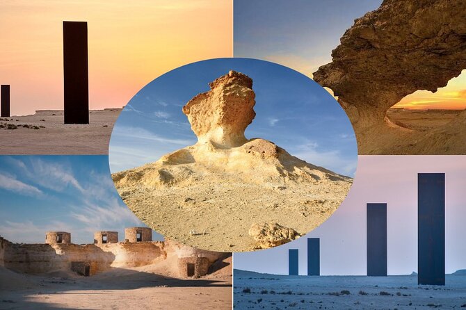 Doha West Qatar Richard Serra Sculpture, Mushroom Rock Tour - Why Qatar’s West Coast Feels So Different