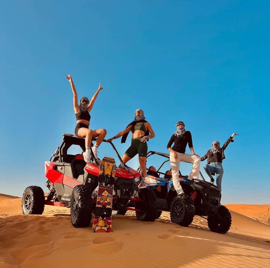 Dune Bashing &Beyond The Ultimate Desert Safari From Doha - Sandboarding on Qatar’s soft slopes