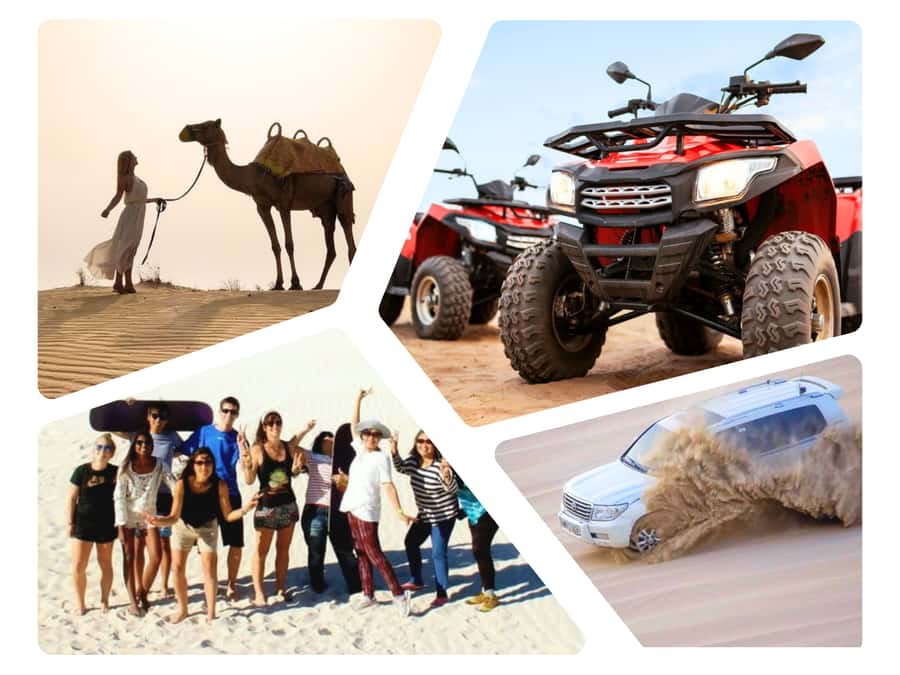 Dune Bashing, Sandboarding, Camel Ride & Optional ATV Ride - Key points to know before you book
