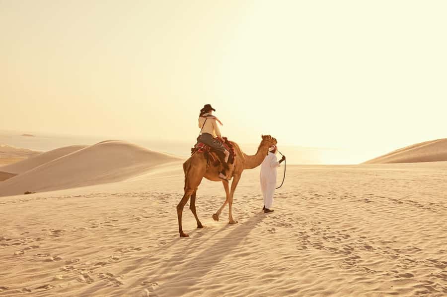 Explore desert Qatar: Off-Road Adventures, dune bashing Tour - The first run over the high dunes