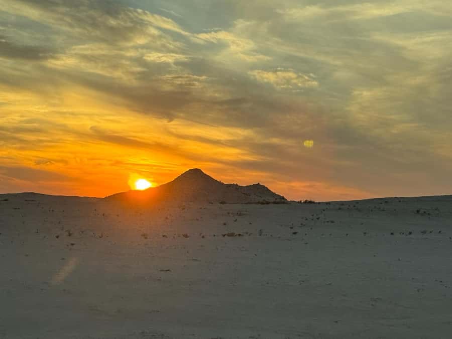 Explore West Qatar and Sheehaniya Camel racetrack visit. - Richard Serra’s East-West/West-East in the desert