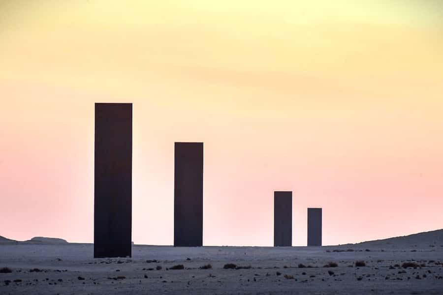 Explore Zekreet: Richard Serra Art & Mushroom Rock Wonders - The west coast drive gives the tour its sense of space