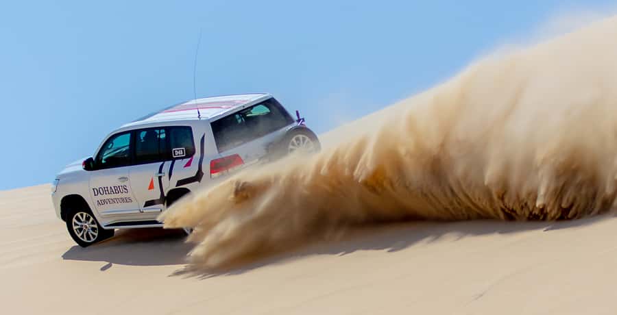 From Doha: 8-hour Safari Tour with Desert Beach Experience - Key points at a glance