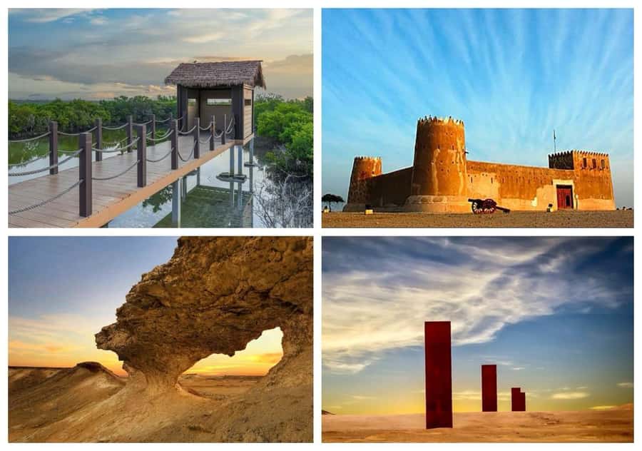 From Doha: Day Trip to North And West Qatar With Pickup - Zubara Fort gives the route its historical anchor