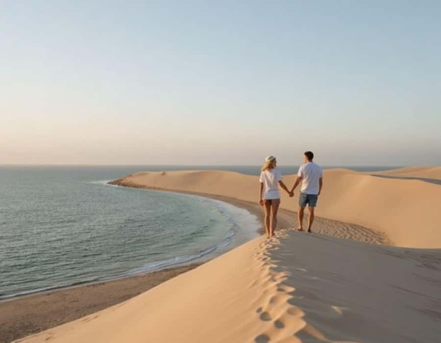 From Doha: Inland Sea Desert Safari with All Activities - Reaching the Inland Sea from Doha