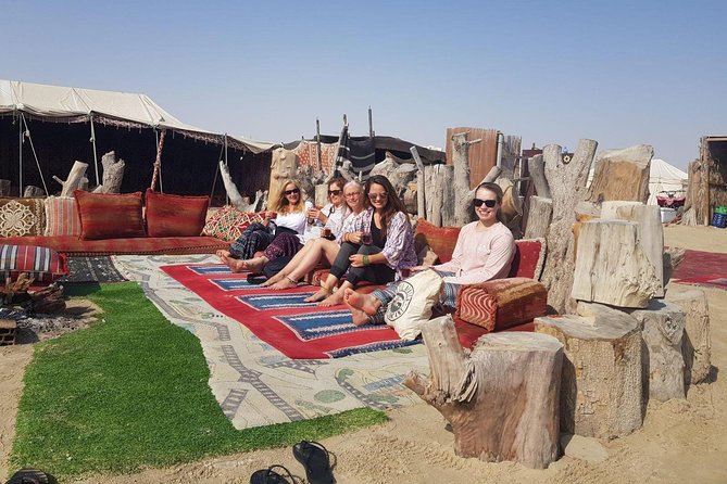 Full Day Desert Safari with Buffet Dinner,Sand Boarding & Camel Ride - Sealine Beach: Where Road Meets Sand