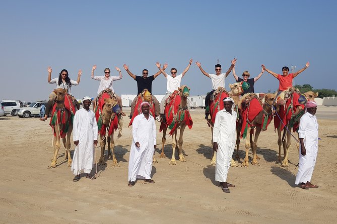 Half Day Desert Safari || Sand Boarding || Camel Ride || Inland Sea Visit || - Dune bashing brings the excitement, with a few limits